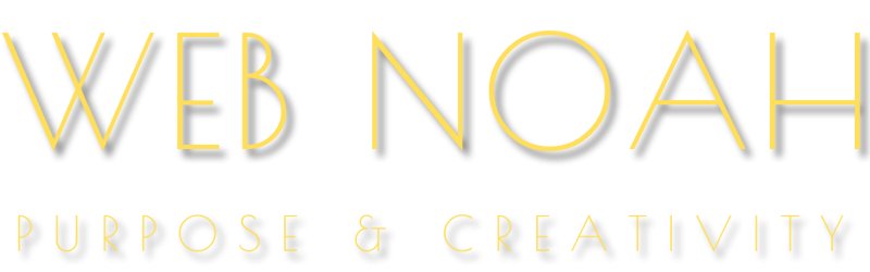 Webnoah logo yellow font